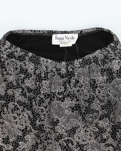 Y2k 00s Ronni Nicole Pattern Skirt - S