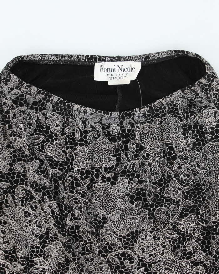 Y2k 00s Ronni Nicole Pattern Skirt - S