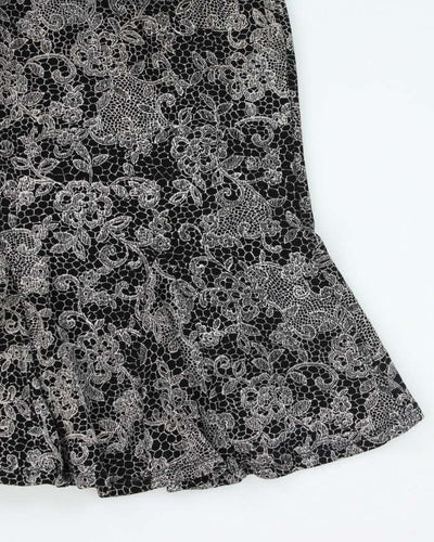 Y2k 00s Ronni Nicole Pattern Skirt - S