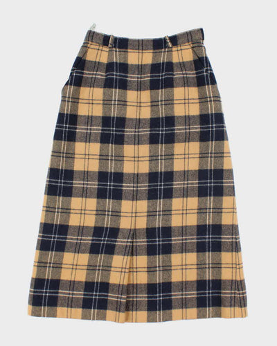 Vintage Windsmoor Wool Checked Skirt - XS