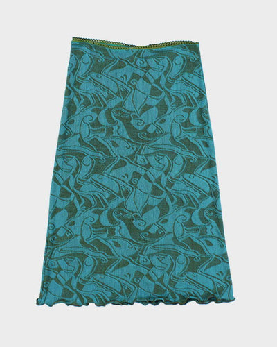 Vintage 90s Damoda Pattern Skirt - M