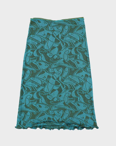 Vintage 90s Damoda Pattern Skirt - M