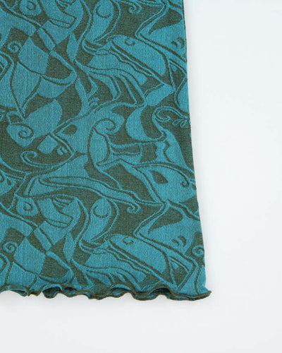 Vintage 90s Damoda Pattern Skirt - M