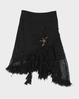 Vintage 90s Meilimeina Asymmetric Skirt - S