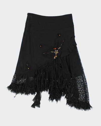Vintage 90s Meilimeina Asymmetric Skirt - S