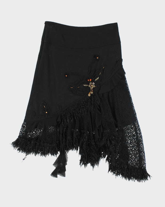 Vintage 90s Meilimeina Asymmetric Skirt - S