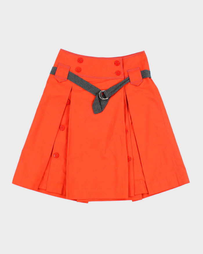 BCBG Max Azria Orange Skirt - S