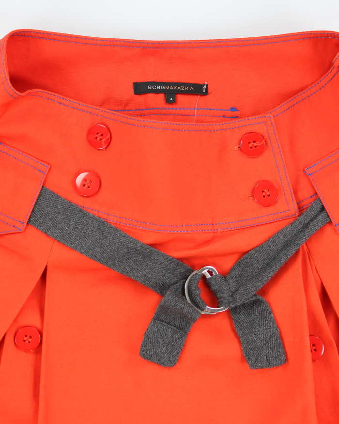 BCBG Max Azria Orange Skirt - S