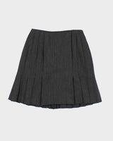 Vintage Dana Buchman Pleated Wool Skirt - XS