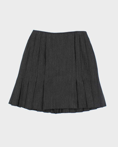 Vintage Dana Buchman Pleated Wool Skirt - XS