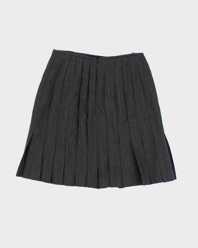 Vintage Dana Buchman Pleated Wool Skirt - XS