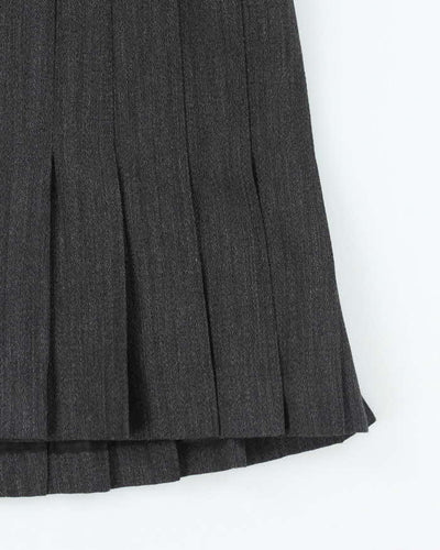 Vintage Dana Buchman Pleated Wool Skirt - XS