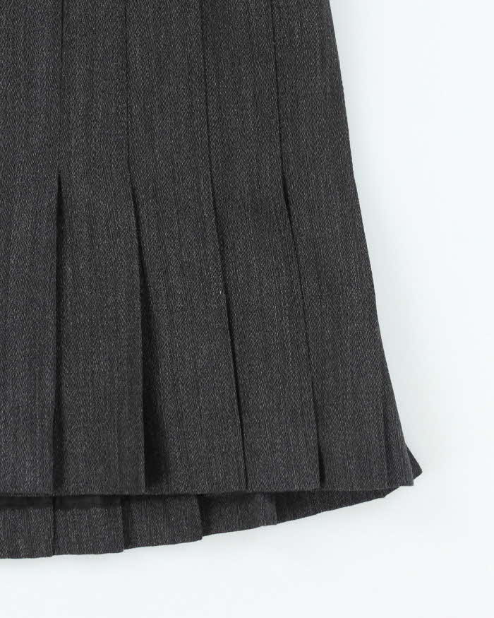 Vintage Dana Buchman Pleated Wool Skirt - XS