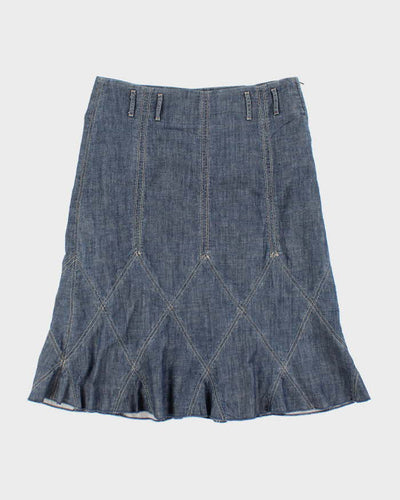 Y2k 00s DKNY Denim Skirt - M
