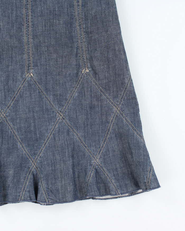 Y2k 00s DKNY Denim Skirt - M