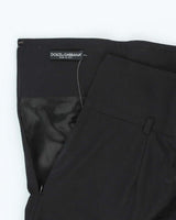 Vintage Dolce &amp; Gabbana Black Wool Skirt - XS