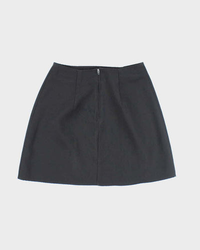 Vintage 90s M Collection Black Mini Skirt - XS