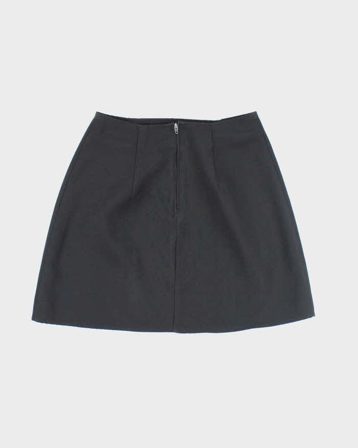 Vintage 90s M Collection Black Mini Skirt - XS