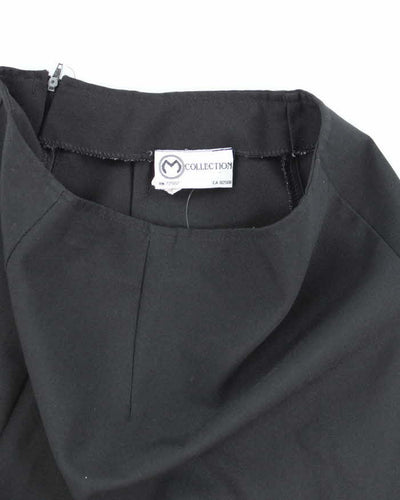Vintage 90s M Collection Black Mini Skirt - XS