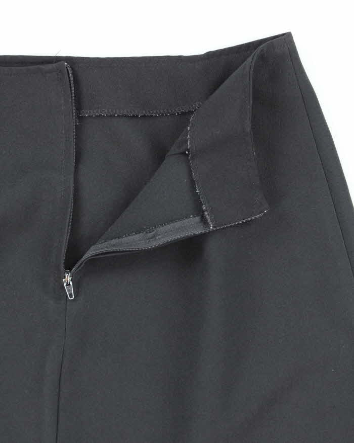 Vintage 90s M Collection Black Mini Skirt - XS