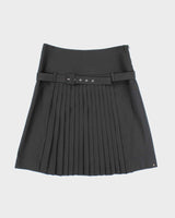 Vintage Sportmax Black Pleated Skirt - S