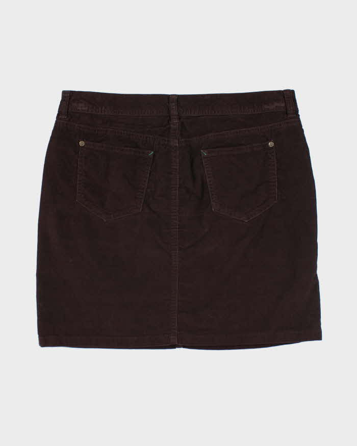 Tommy Hilfiger Brown Corduroy Skirt - M