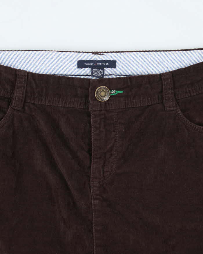 Tommy Hilfiger Brown Corduroy Skirt - M