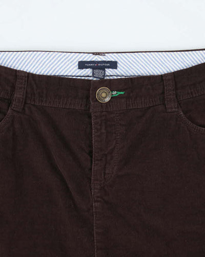 Tommy Hilfiger Brown Corduroy Skirt - M