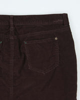 Tommy Hilfiger Brown Corduroy Skirt - M