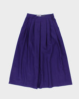 Vintage Mr. Jax Purple Wool Skirt - XS