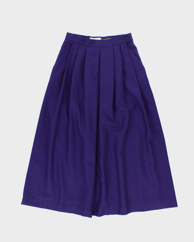 Vintage Mr. Jax Purple Wool Skirt - XS