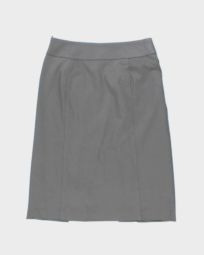Y2k 00s Origins Grey Pleated Skirt  - S