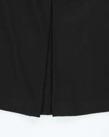 Vintage Jaeger Black Wool Skirt - XS