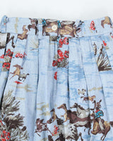 Vintage Ruff Hewn Horse Print Skirt - XS