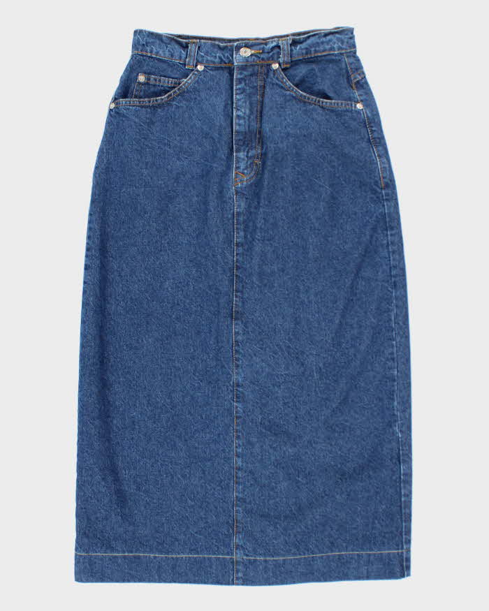 Vintage 90s Polo Ralph Lauren Denim Skirt - XS