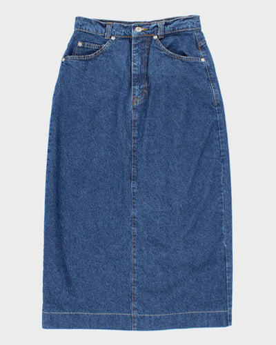 Vintage 90s Polo Ralph Lauren Denim Skirt - XS