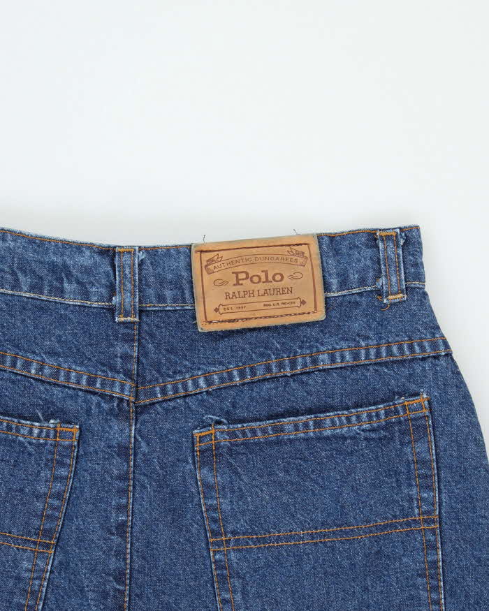 Vintage 90s Polo Ralph Lauren Denim Skirt - XS