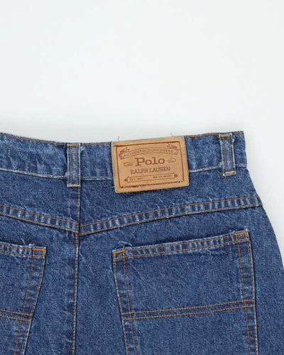 Vintage 90s Polo Ralph Lauren Denim Skirt - XS