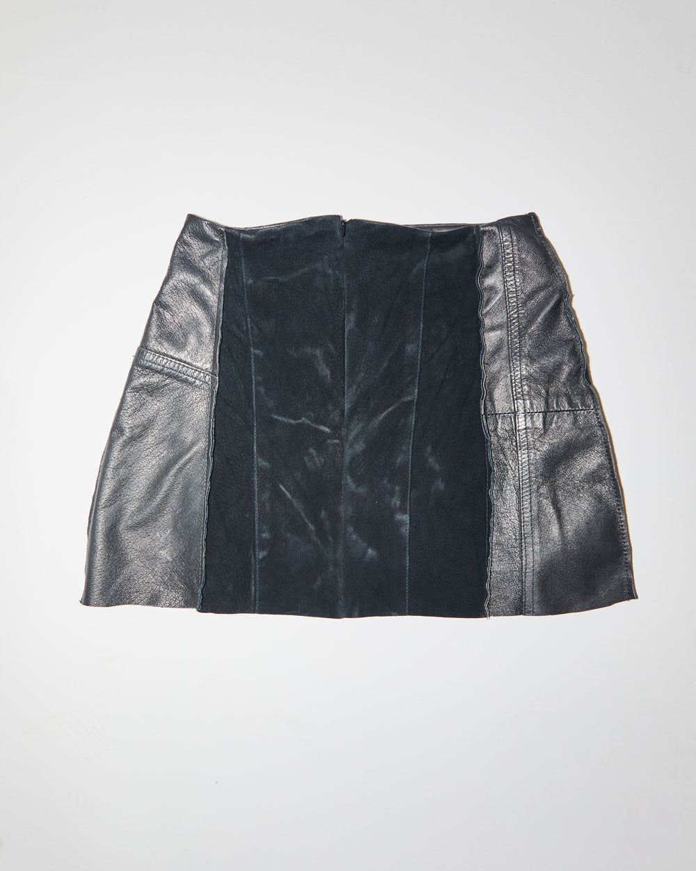 Rokit Originals Lindsay Leather Rework Mini Skirt - XS