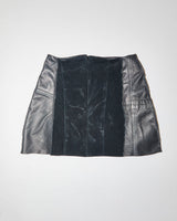 Rokit Originals Lindsay Leather Rework Mini Skirt - XS