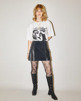 Rokit Originals Lindsay Leather Rework Mini Skirt - XS