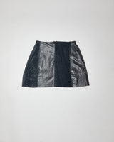 Rokit Originals Lindsay Leather Rework Mini Skirt - XS
