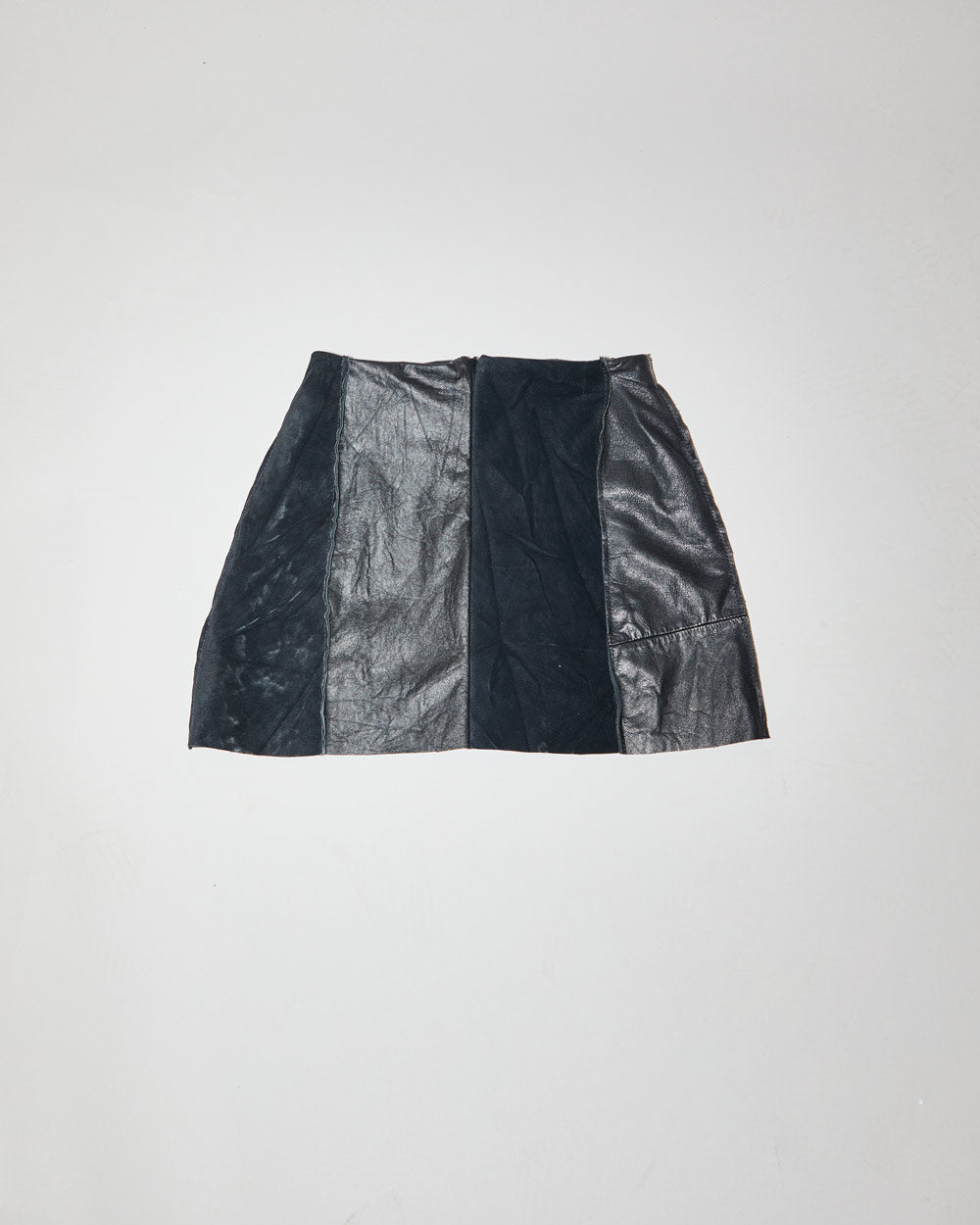 Rokit Originals Lindsay Leather Rework Mini Skirt - XS