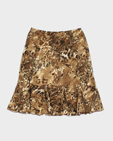 Vintage Y2k 00s Animal Print Skirt - M