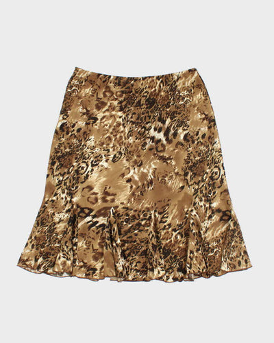 Vintage Y2k 00s Animal Print Skirt - M