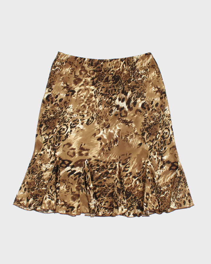Vintage Y2k 00s Animal Print Skirt - M