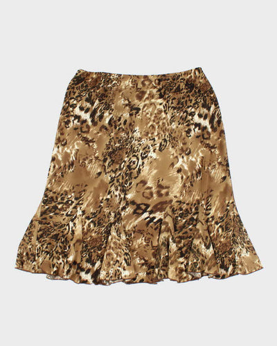 Vintage Y2k 00s Animal Print Skirt - M
