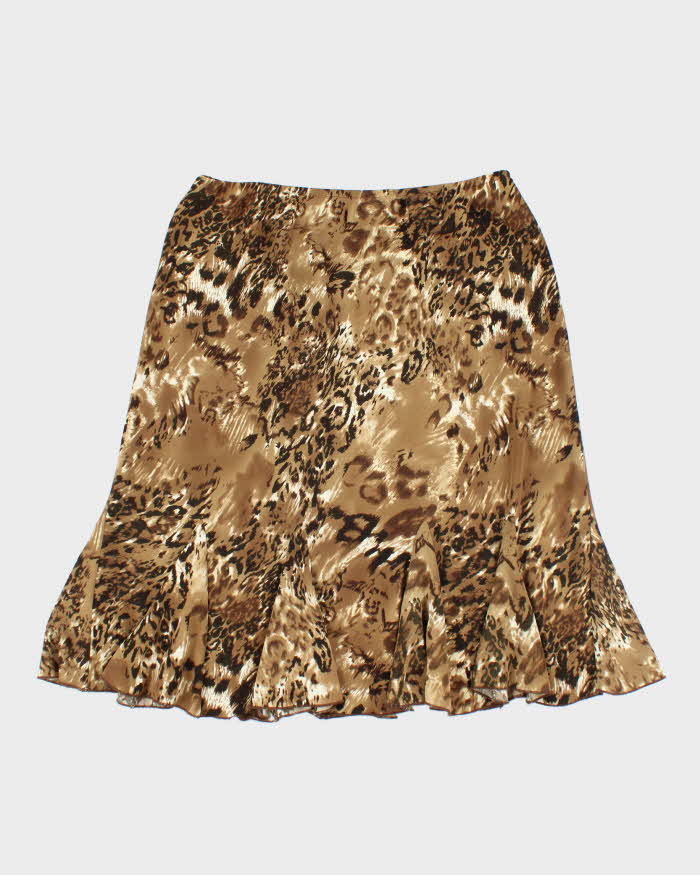 Vintage Y2k 00s Animal Print Skirt - M