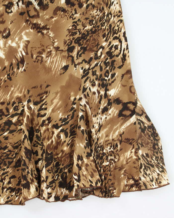 Vintage Y2k 00s Animal Print Skirt - M