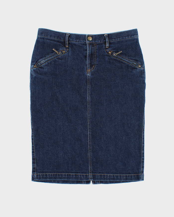 Vintage Y2k 00s Ralph Lauren Denim Skirt - S